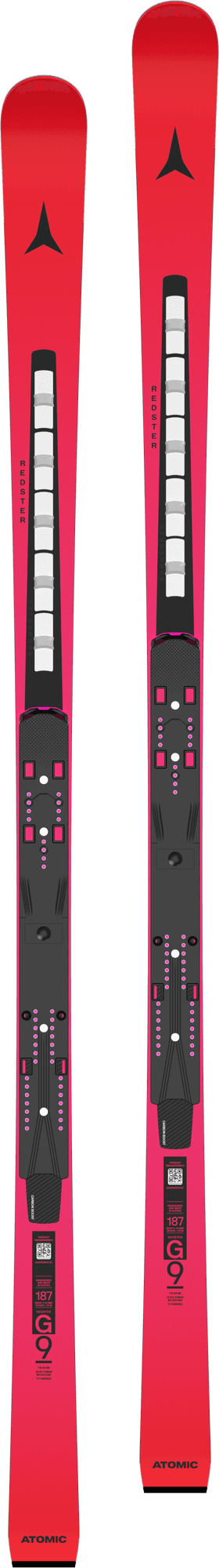 Atomic Redster G9 FIS Revoshock 187 top sheet, image © Atomic