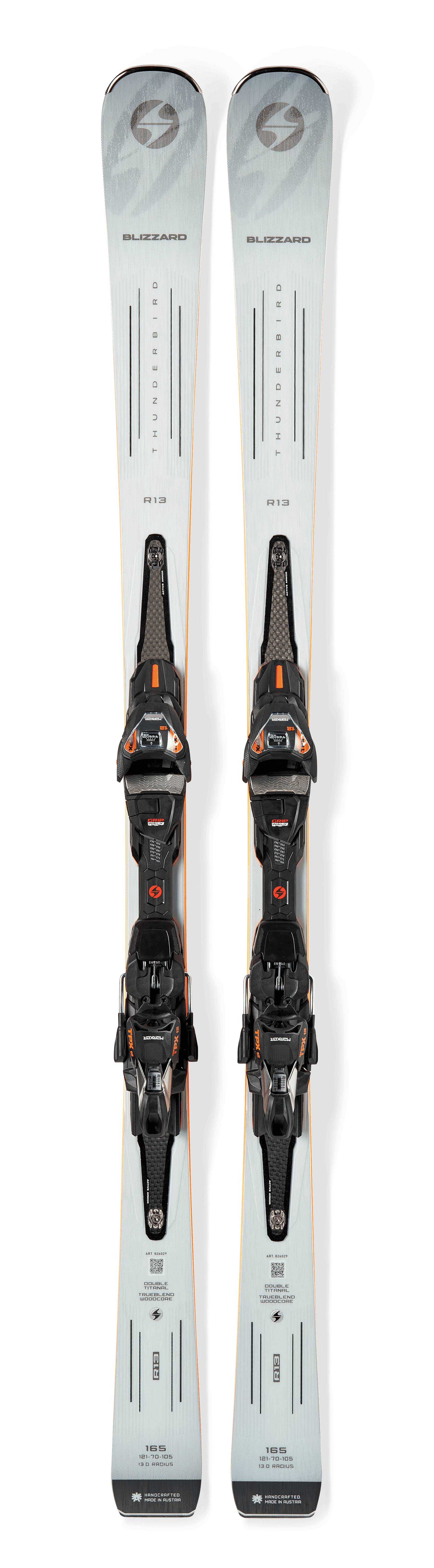 Blizzard Thunderbird R13 + TPX12 Demo top sheet, image © Blizzard