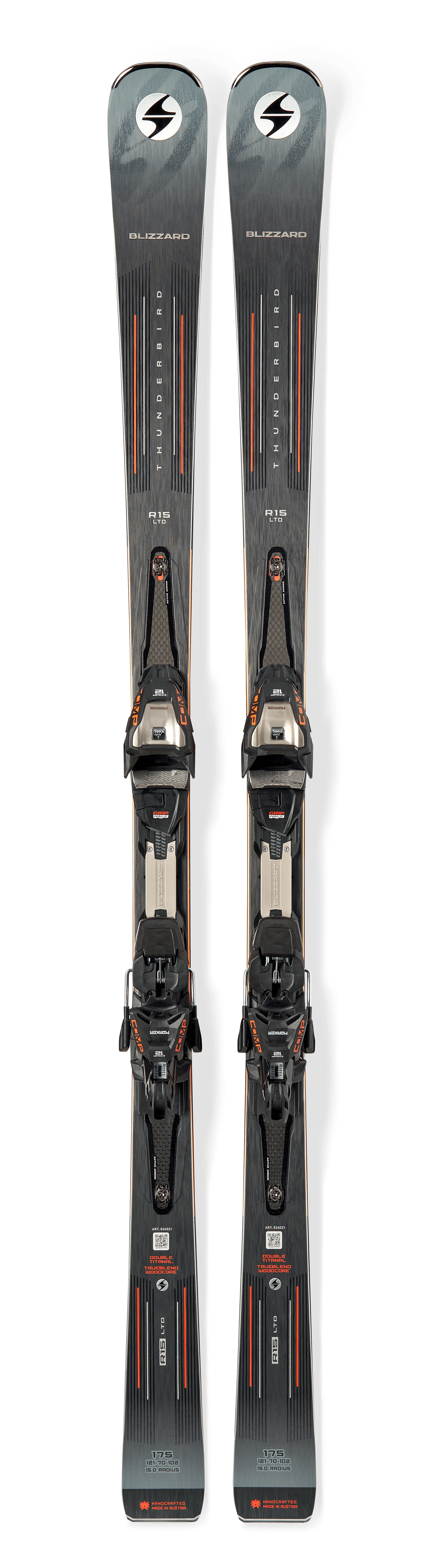Blizzard Thunderbird R15 LTD + Comp12 Demo top sheet, image © Blizzard