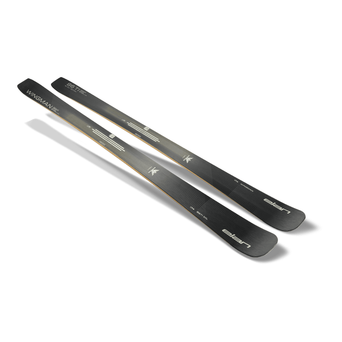 Elan Wingman 86 Black Edition Flat 2026 top sheet, image © Elan