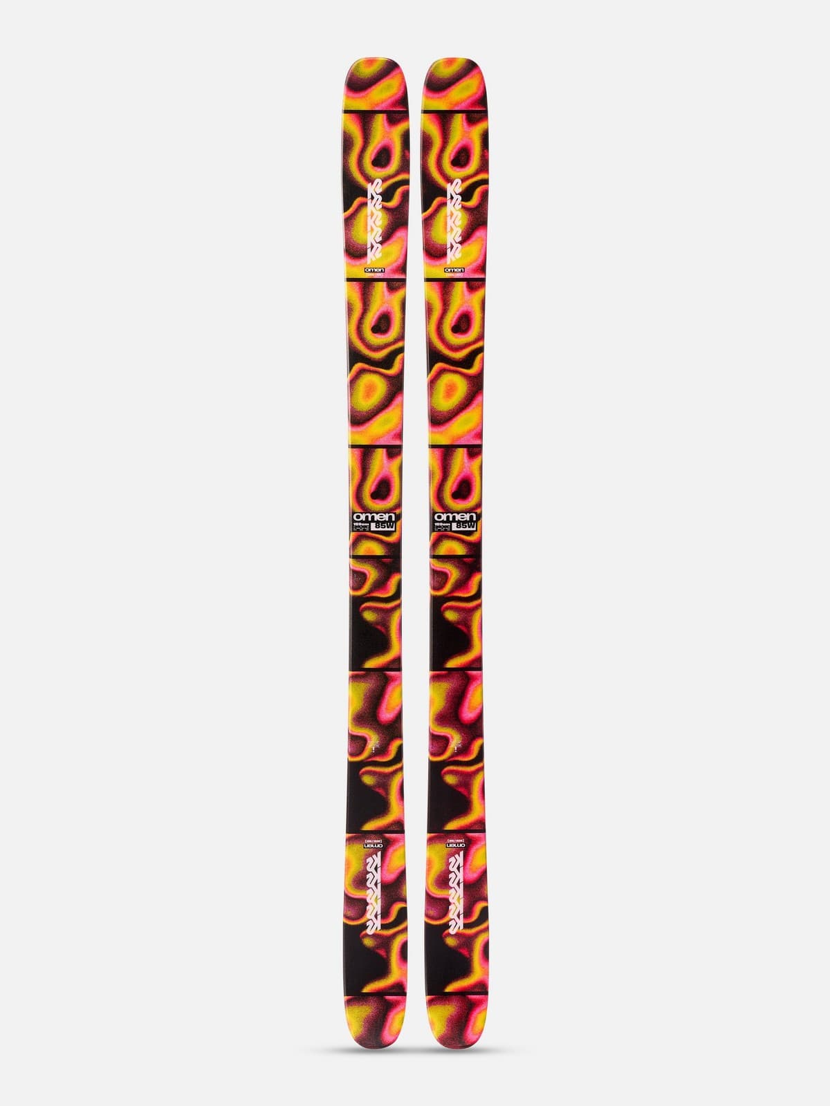 K2 Omen 85 Women's 2027 top sheet, image © K2