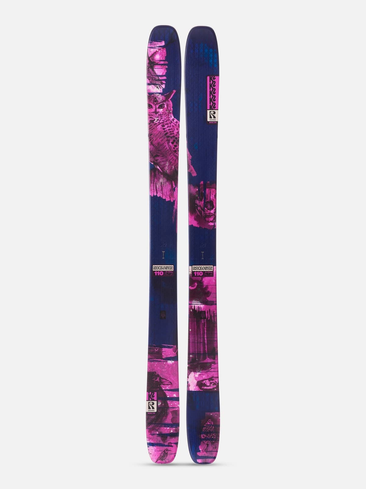 K2 Reckoner 110 Women's 2027 top sheet, image © K2