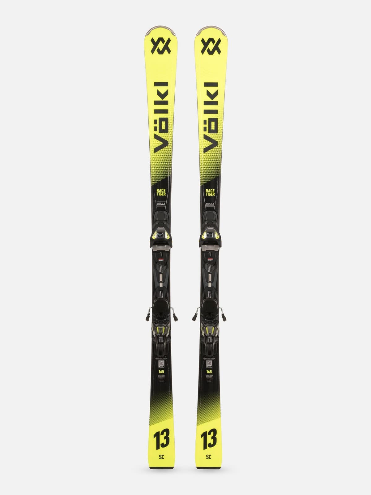 Völkl Racetiger SC Yellow 2027 top sheet, image © Völkl